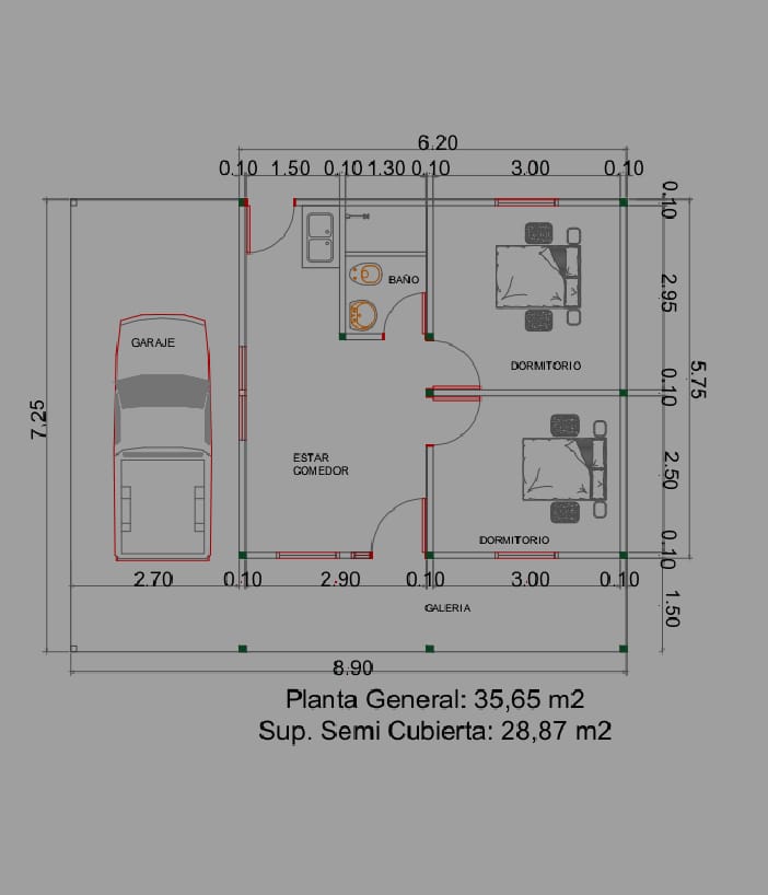 Plano de la Casa