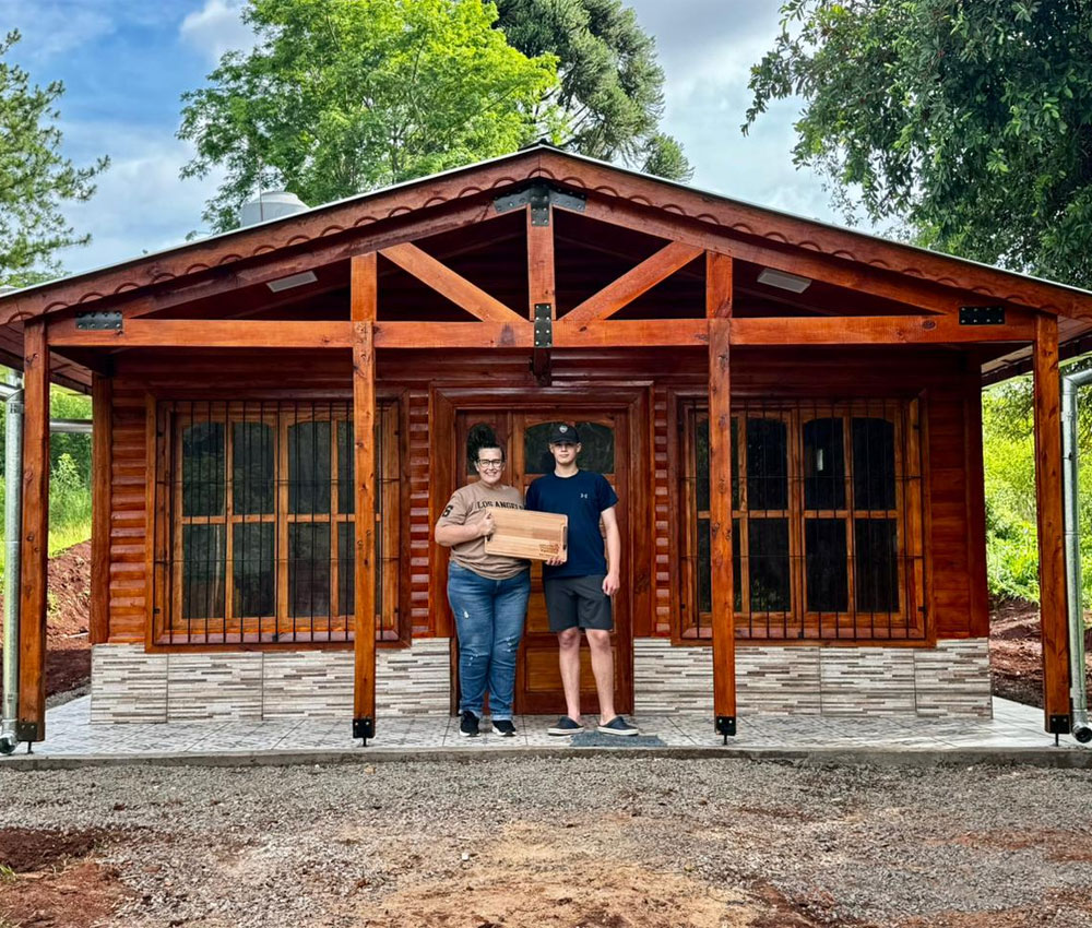 Casa prefabricada popular