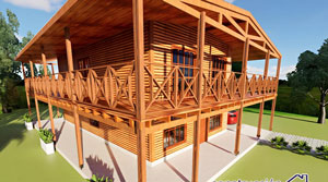 Estilo Campo Duplex GALERIA 360°